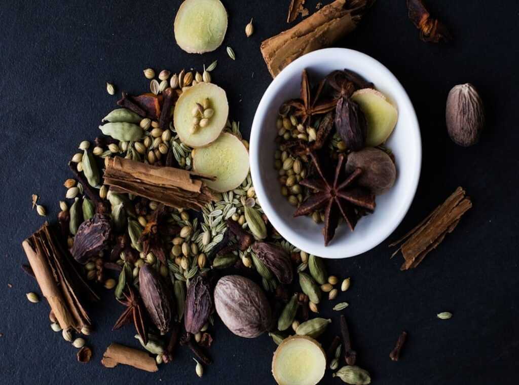aromatic spices chai